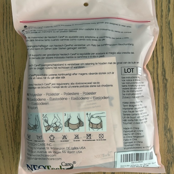 NeoTech Care Belly Band Maternity Belt | Abdomen, Waist, Pelvis & Back Support - Picture 4 of 5